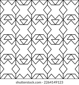Seamless pattern design for wrapping paper, wallpaper, fabric, decorating and backdrop. Illustration of geometry line art.