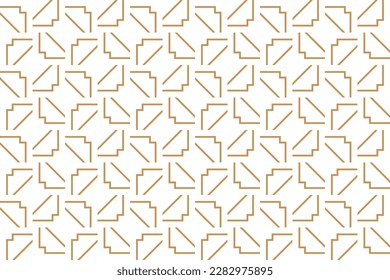 Seamless pattern design for wrapping paper, wallpaper, fabric, decorating and backdrop. Vector Illustration of geometry line art.