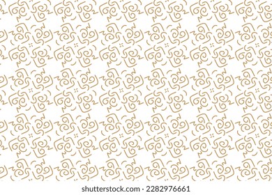 Seamless pattern design for wrapping paper, wallpaper, fabric, decorating and backdrop. Vector Illustration of geometry line art.