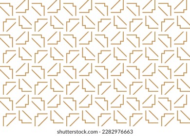 Seamless pattern design for wrapping paper, wallpaper, fabric, decorating and backdrop. Vector Illustration of geometry line art.