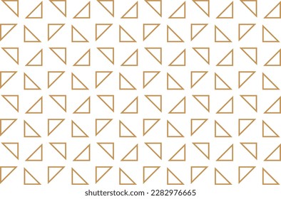 Diseño de patrones sin inconvenientes para envolver papel, papel pintado, tela, decoración y fondo. Ilustración vectorial del arte de línea de geometría.