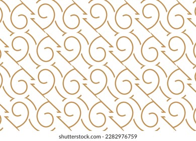 Seamless pattern design for wrapping paper, wallpaper, fabric, decorating and backdrop. Vector Illustration of geometry line art.