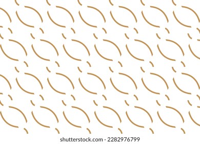 Diseño de patrones sin inconvenientes para envolver papel, papel pintado, tela, decoración y fondo. Ilustración vectorial del arte de línea de geometría.