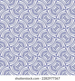 Seamless pattern design for wrapping paper, wallpaper, fabric, decorating and backdrop. Vector Illustration of geometry line art.