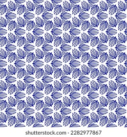 Seamless pattern design for wrapping paper, wallpaper, fabric, decorating and backdrop. Vector Illustration of geometry line art.