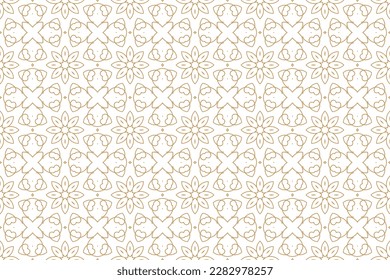 Nahtloses Musterdesign für Wickelpapier, Tapete, Stoff, Dekoration und Hintergrund. Vektorgrafik der Geometrie-Linien-Kunst.