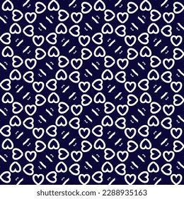 Seamless pattern design for wrapping paper, wallpaper, fabric, decorating and backdrop. Vector Illustration of geometry line art with dark color.