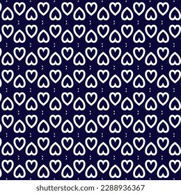 Seamless pattern design for wrapping paper, wallpaper, fabric, decorating and backdrop. Vector Illustration of geometry line art with blue and white color.