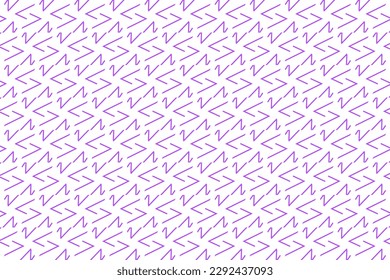 Seamless pattern design for wrapping paper, wallpaper, fabric, decorating and backdrop. Vector Illustration of geometry line art with purple and white color.
