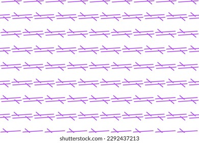 Seamless pattern design for wrapping paper, wallpaper, fabric, decorating and backdrop. Vector Illustration of geometry line art with purple and white color.