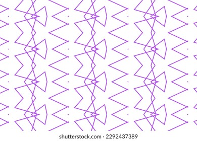 Seamless pattern design for wrapping paper, wallpaper, fabric, decorating and backdrop. Vector Illustration of geometry line art with purple and white color.
