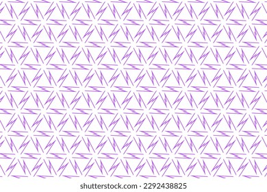 Seamless pattern design for wrapping paper, wallpaper, fabric, decorating and backdrop. Vector Illustration of geometry line art with purple and white color.