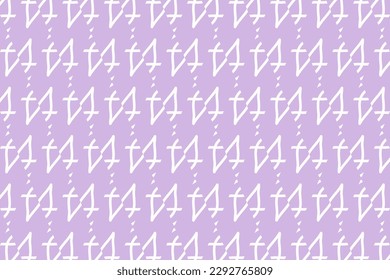 Seamless pattern design for wrapping paper, wallpaper, fabric, decorating and backdrop. Vector Illustration of geometry line art with purple and white color.