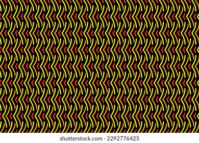 Seamless pattern design for wrapping paper, wallpaper, fabric, decorating and backdrop. Vector Illustration of geometry line art in neon color. 