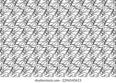 Nahtloses Musterdesign für Wickelpapier, Tapete, Stoff, Dekoration und Hintergrund. Vektorgrafik der Geometrie-Linien-Kunst.