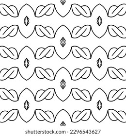 Seamless pattern design for wrapping paper, wallpaper, fabric, decorating and backdrop. Vector Illustration of geometry line art.