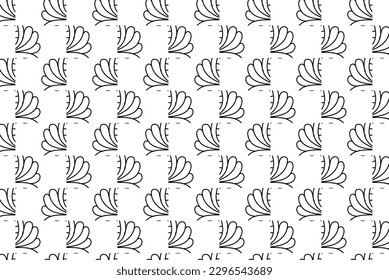 Seamless pattern design for wrapping paper, wallpaper, fabric, decorating and backdrop. Vector Illustration of geometry line art.