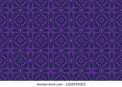 Diseño de patrones sin inconvenientes para envolver papel, papel pintado, tela, decoración y fondo. Ilustración de la imagen repetida en color índigo.