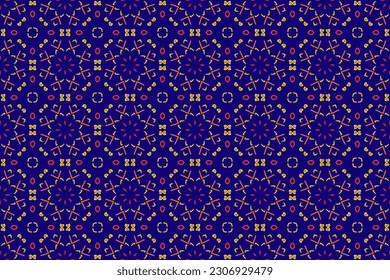 Diseño de patrones sin inconvenientes para envolver papel, papel pintado, tela, decoración y fondo. Ilustración vectorial del arte de línea de geometría.