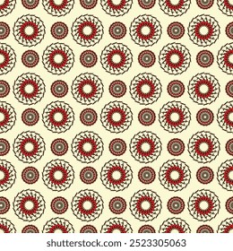 Seamless pattern design for wrapping paper, wallpaper, fabric, decorating and backdrop. Vector Illustration of geometry line art with green and white color.