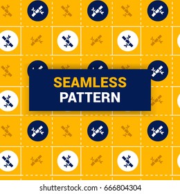 Seamless Pattern Design of yellow and blue bamboo vector background wallpaper print ready quality