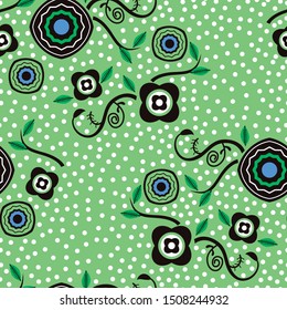 seamless pattern design,beauty of flower for fabric/wallpaper,vector illustration