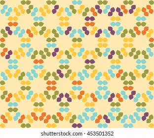 Seamless pattern design.Decorative abstract colorful background