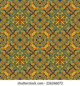 seamless pattern: detailed vector ornament