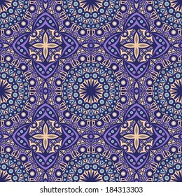 seamless pattern: detailed vector persian ornament