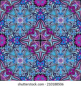 seamless pattern: detailed vector persian ornament