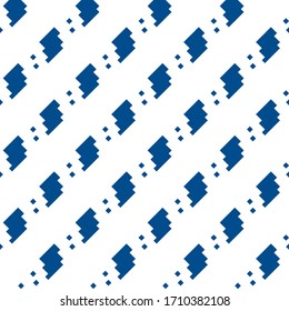 Seamless pattern. Diagonal blocks, diamonds ornament. Slanted polygons, squares background. Angled figures, rhombuses motif. Shapes, dots backdrop. Tilted forms, spots wallpaper. Vector illustration.