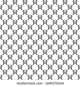 Seamless pattern. Diagonal lines, diamonds ornament. Striped, dotted backdrop. Angled stripes, rhombuses motif. Slanted dashes, squares background. Tilted strokes, dots wallpaper. Vector illustration