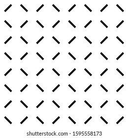 Seamless pattern. Diagonal lines ornament. Slanted dashes image. Linear background. Tilted strokes wallpaper. Digital paper, textile print. Angled stripes motif. Striped backdrop. Vector illustration.