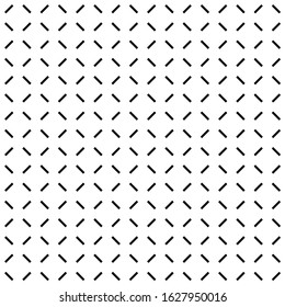 Seamless pattern. Diagonal lines ornament. Slanted dashes image. Linear background. Tilted strokes wallpaper. Digital paper, textile print. Angled stripes motif. Striped backdrop. Vector illustration