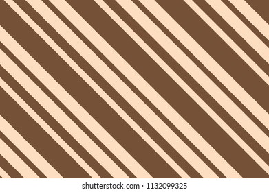 Seamless pattern with diagonal lines. Traditional background for print on fabric, textile, surface, gift wrapping. Brown, beige, pink color. Vector illustration