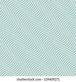 Seamless pattern with diagonal wavy stripes. Repeating background with waves. Stylish print