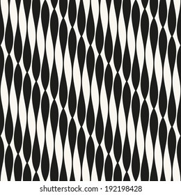 Seamless pattern. Diagonal wavy stripes. Vector graphic texture