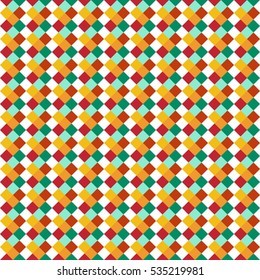 Seamless Pattern Diagonally Plaid Texture Background