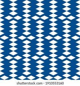 Seamless pattern. Diamond Rhombus ornamental backdrop. Ethnic Lozenges wallpaper motif. Geometric background. Digital paper, textile print, web design, abstract. Vector