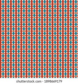 Seamless pattern with diamond pattern, sweater pattern, colorful bright background

