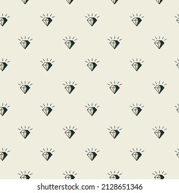 seamless pattern diamond vintage free vector