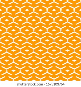 Seamless pattern. Diamonds, angle brackets background. Geometric wallpaper. Rhombuses, chevrons ornament. Geometrical figures backdrop. Shapes motif. Digital paper, textile print, web design. Vector