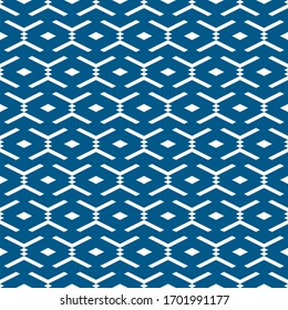 Seamless pattern. Diamonds, angle brackets background. Geometric wallpaper. Rhombuses, chevrons ornament. Geometrical figures backdrop. Shapes motif. Digital paper, textile print, web design. Vector
