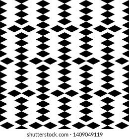 Seamless pattern. Diamonds backdrop.Lozenges wallpaper.Geometric background. Rhombuses ornament. Digital paper, textile print, web design, abstract. Ethnic motif. Vector.