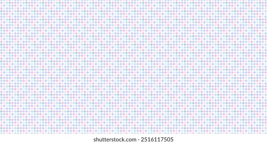 Seamless pattern of diamonds in colorful colors. pink, blue, green. background, grid, banner, cover. Vector