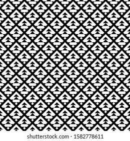 Seamless pattern. Diamonds, curves, shapes wallpaper. Ethnic motif. Forms, squares background. Rhombuses, chevrons, figures ornament. Geometric backdrop. Textile print, web design, abstract. Vector