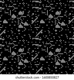 Seamless pattern. Diamonds, shapes wallpaper. Rhombuses, figures ornament. Ethnic motif. Forms, checks backdrop. Tiles, signs background. Textile print, web design, abstract illustration. Vector