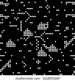 Seamless pattern. Diamonds, shapes wallpaper. Rhombuses, figures ornament.  abstract illustration. Vector.