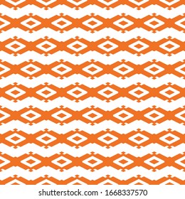 Seamless pattern. Diamonds, shapes wallpaper. Rhombuses, figures ornament. Ethnic motif. Shapes background. Digital paper, textile print, web design, abstract. Geometric backdrop. Vector artwork