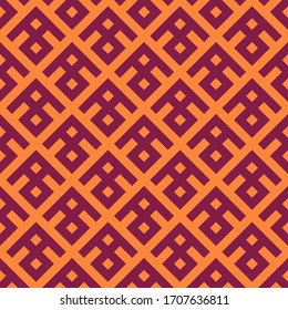 Seamless pattern. Diamonds, shapes wallpaper. Rhombuses, figures ornament. Abstract backdrop. Geometric background. Folk motif. Checks, signs illustration. Digital paper, textile print, web design.
